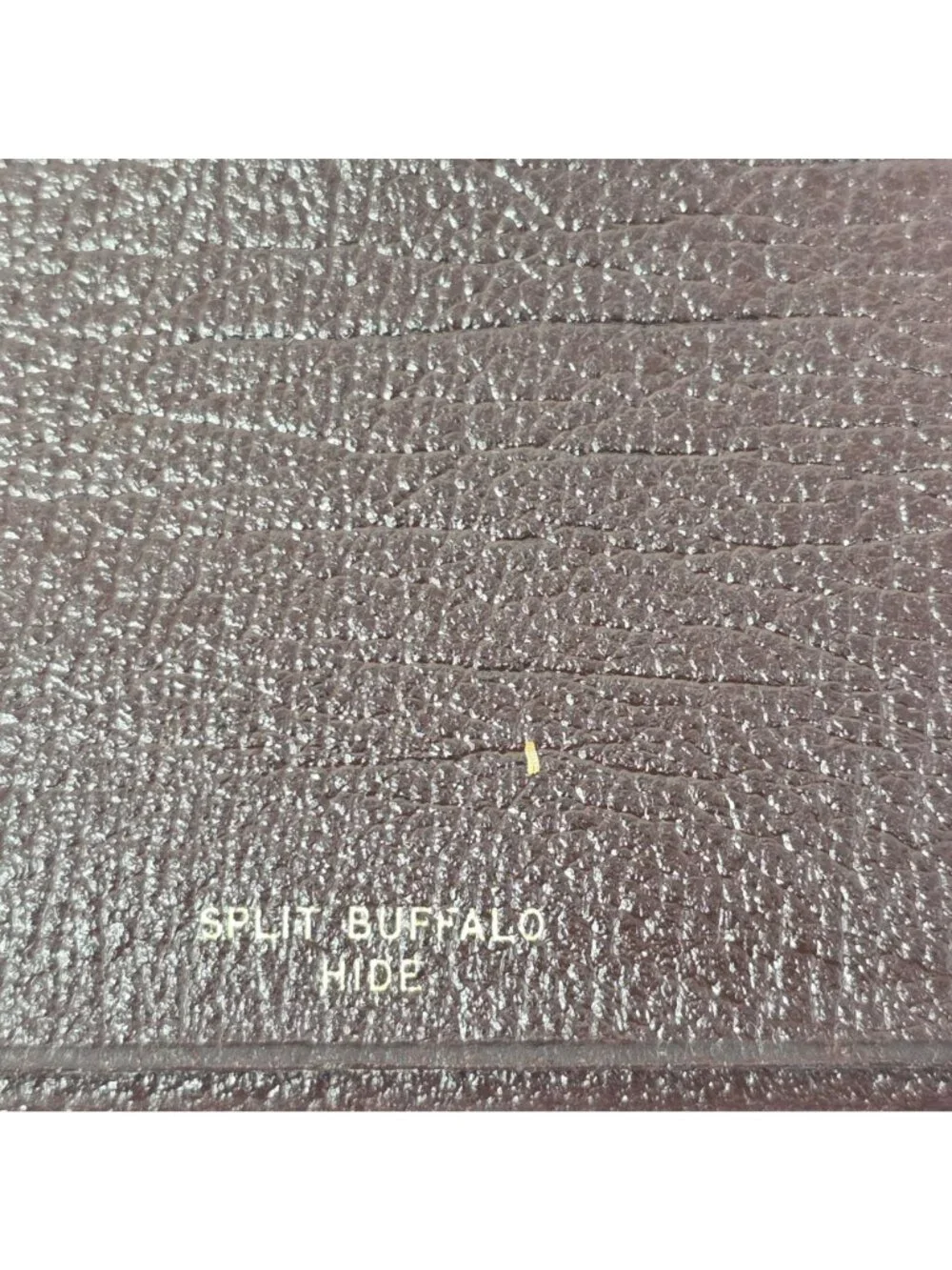 Vintage‎ Beau Brummel Split Buffalo Hide Men’s Wallet Brown Bifold NOS In Case